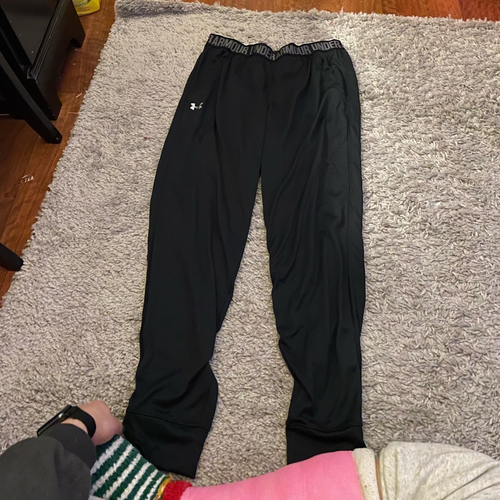 UA black joggers